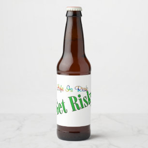 Étiquette Pour Bouteilles De Bière Risque