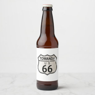 Étiquette Pour Bouteilles De Bière Route 66