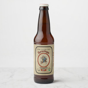 Étiquette Pour Bouteilles De Bière Russe Bogatyr