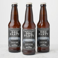 Rustic Chalkboard Jardin Graduation BBQ Party