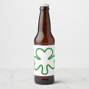 Étiquette Pour Bouteilles De Bière Shamrock