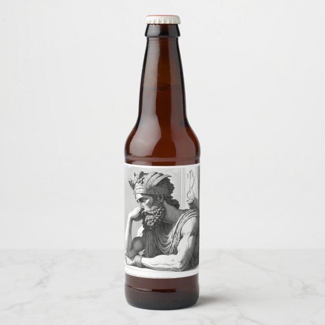 Étiquette Pour Bouteilles De Bière Signal incorrect (Devant)