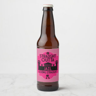 Étiquette Pour Bouteilles De Bière Sortez De Prison Libération Cadeau