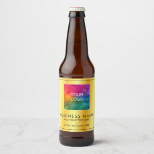 Étiquette Pour Bouteilles De Bière Télécharger le logo de l'entreprise ici moderne él