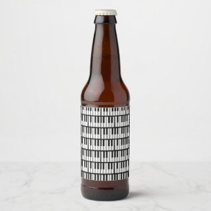 Étiquette Pour Bouteilles De Bière Touches de piano