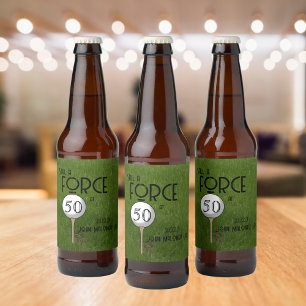 Étiquette Pour Bouteilles De Bière Toujours une force à 50 Golf Green Custom
