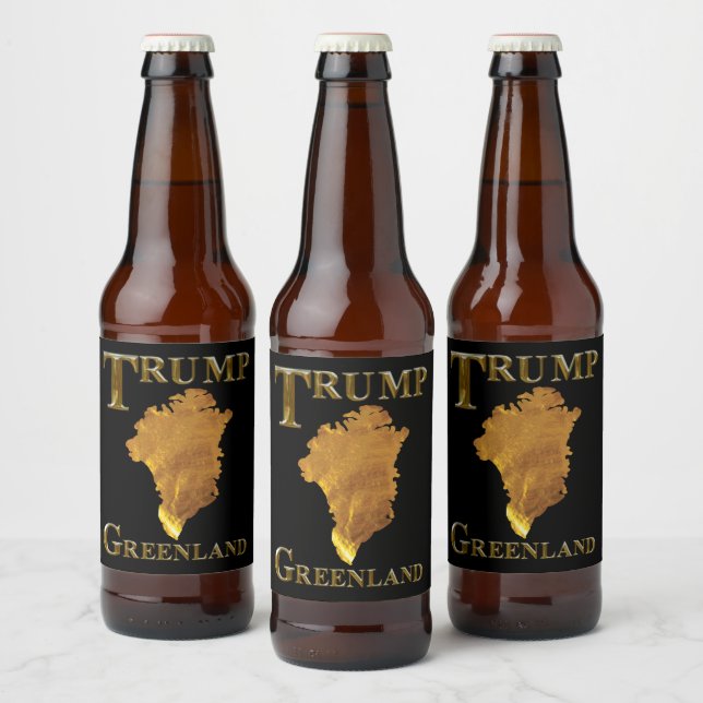 ÉTIQUETTE POUR BOUTEILLES DE BIÈRE TRUMP  (Bouteilles)