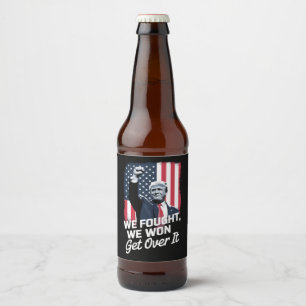 Étiquette Pour Bouteilles De Bière Trump a Gagné Passer à Autre Chose Victoire de Tru