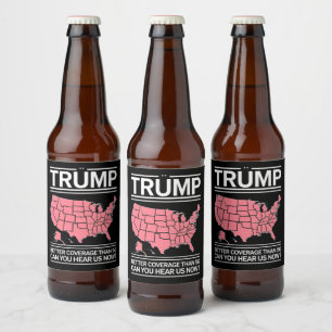Étiquette Pour Bouteilles De Bière Trump a une meilleure couverture que la 5G Pouvez-