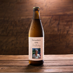 Étiquette Pour Bouteilles De Bière Vin de la perfection 60e anniversaire