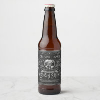 Vintage Moonshine Hillbilly médecine Custom Grey