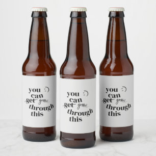 Étiquette Pour Bouteilles De Bière Vous pouvez grandir à travers cette inspiration