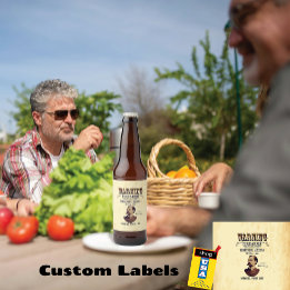 Étiquette Pour Bouteilles De Bière Wyatt Earp ⚖️ Lawman Marshall Old Tombstone