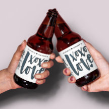 XOXO amour Coordonner la typographie