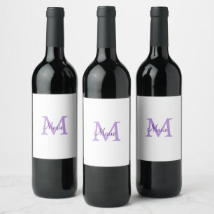 ÉTIQUETTE POUR BOUTEILLES DE VIN