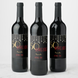Etiquettes Anniversaire Rouge Pour Bouteilles De Vin Et De Champagne Zazzle Fr Etiquettes Anniversaire Rouge Pour Bouteilles De Vin Et De Champagne Zazzle Fr