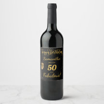 50 et fabuleux anniversaire Noir et Or