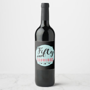Étiquette Pour Bouteilles De Vin 50 et fabuleux Étiquette de vin décoratif de fête