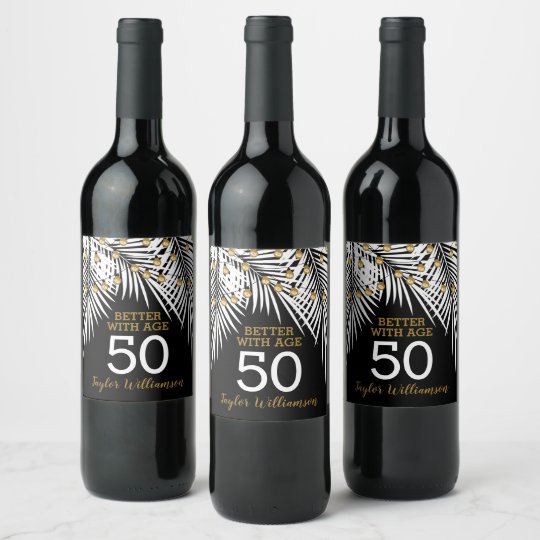 Etiquette Pour Bouteilles De Vin 50e Anniversaire Noir Et Or Zazzle Fr Etiquette Pour Bouteilles De Vin 50e Anniversaire Noir Et Or Zazzle Fr