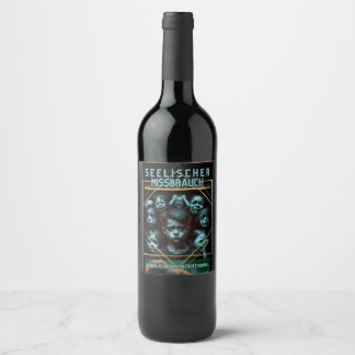 Étiquette Pour Bouteilles De Vin Abus psychologique