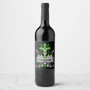 Étiquette Pour Bouteilles De Vin Accessoires de mode post-punk gothique