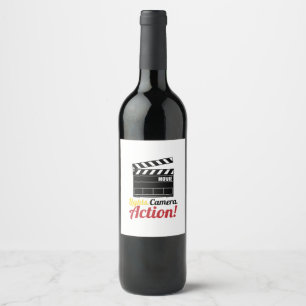 Étiquette Pour Bouteilles De Vin Action