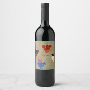 Étiquette Pour Bouteilles De Vin Adonis Dieu du vin