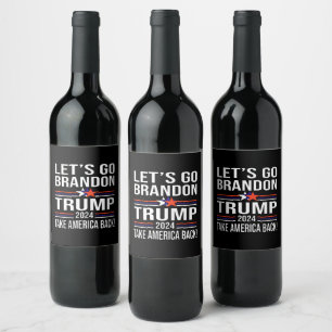 Étiquette Pour Bouteilles De Vin Allons Brandon