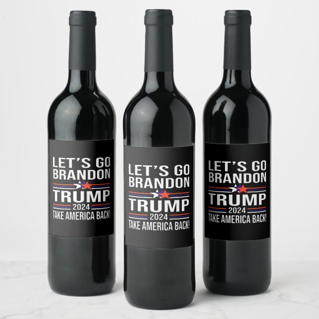 Étiquette Pour Bouteilles De Vin Allons Brandon (Bouteilles)