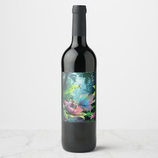 Étiquette Pour Bouteilles De Vin Amis du jardin (Devant)