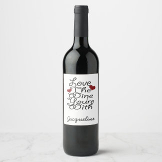 Étiquette Pour Bouteilles De Vin Amour Drôle Le Vin Que Vous Êtes Avec Personnalisé