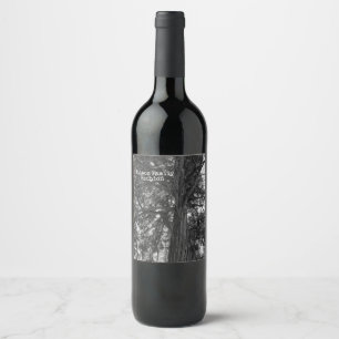 Étiquette Pour Bouteilles De Vin Arbre à Yosemite