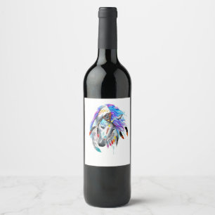 Étiquette Pour Bouteilles De Vin Art équestre