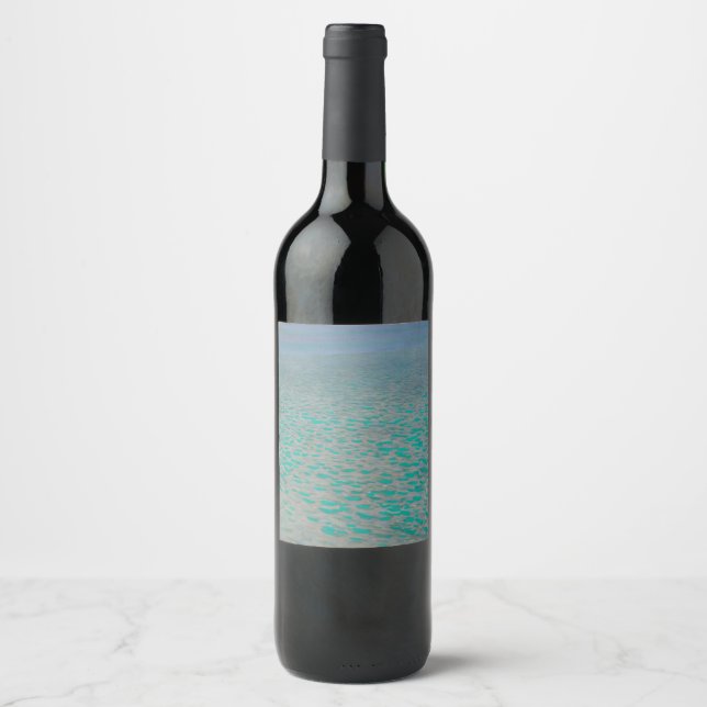 Étiquette Pour Bouteilles De Vin Attersee - Gustav Klimt (Devant)