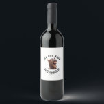 Étiquette Pour Bouteilles De Vin ¡Ay Que Rico Este Coquito !<br><div class="desc">¡Ay Que Rico Este Coquito ! Un burro. Vient avec un petit âne. Le message dit "comme c'est délicieux !"</div>