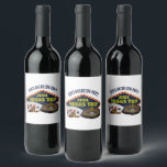 Étiquette Pour Bouteilles De Vin Bachelor Party sur mesure Las Vegas Trip Casino<br><div class="desc">Customisez vos propres étiquettes de vins de fête de baccalauréat pour un voyage à Las Vegas. Un étiquette de vin personnalisé cool avec des éléments de casino de jeu comme un jeu de cartes, des jetons de poker, et roulette roue avec Vegas Trip en script jaune. Amusant design de joueur....</div>