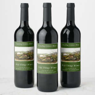 Étiquette Pour Bouteilles De Vin Baie d'Hudson (Collared Ungava) Lemming par Audubo