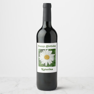 Étiquette Pour Bouteilles De Vin Baise blanche