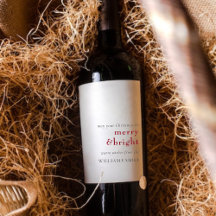 Balise cadeau de vacances joyeuse et brillante