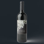 Étiquette Pour Bouteilles De Vin Bébé's Breath Dark Wood Rustic Elegant Wine Étique<br><div class="desc">Bébé's Breath Dark Wood Rustic Elegant Vins Étiquettes. Des éléments correspondants sont disponibles.</div>