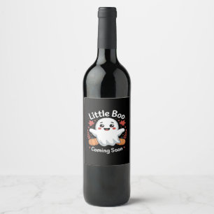 Étiquette Pour Bouteilles De Vin Belle Faire-part de grossesse Halloween