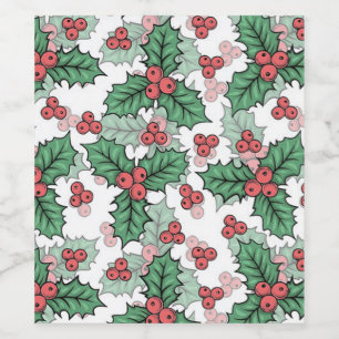 Étiquette Pour Bouteilles De Vin Belle Mistletoe