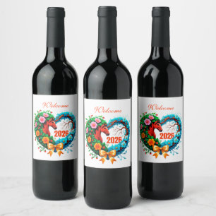 Étiquette Pour Bouteilles De Vin Bienvenue 2026