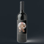 Étiquette Pour Bouteilles De Vin Bigfoot Père Noël Christmas Tree Lights Xmas Sasqu<br><div class="desc">Bigfoot Père Noël Christmas Tree Lights Xmas Sasquatatch</div>