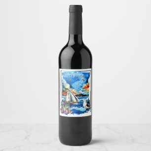 Étiquette Pour Bouteilles De Vin Biograd na Moru