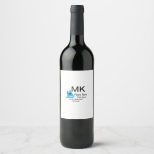 Étiquette Pour Bouteilles De Vin Bleu bateau noir flèche Voyageur blog de l'agent