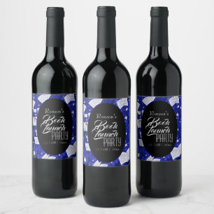 Étiquette Pour Bouteilles De Vin Blue Book Launch Party