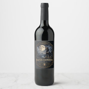 Étiquette Pour Bouteilles De Vin Bluetick Coonhound