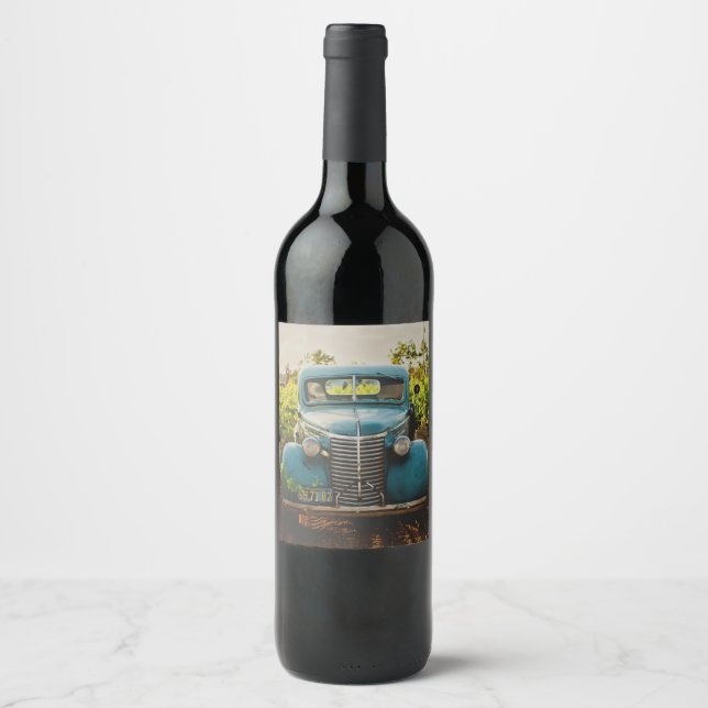 ÉTIQUETTE POUR BOUTEILLES DE VIN BOISSON DE VIN FERME ÉTIQUETTE (Devant)