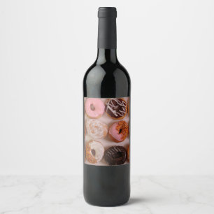 Étiquette Pour Bouteilles De Vin Boîte à beignets !